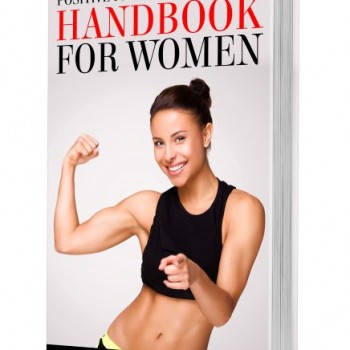Model on front cover of Positive Fitness Affirmation Handbook for Women ebook
